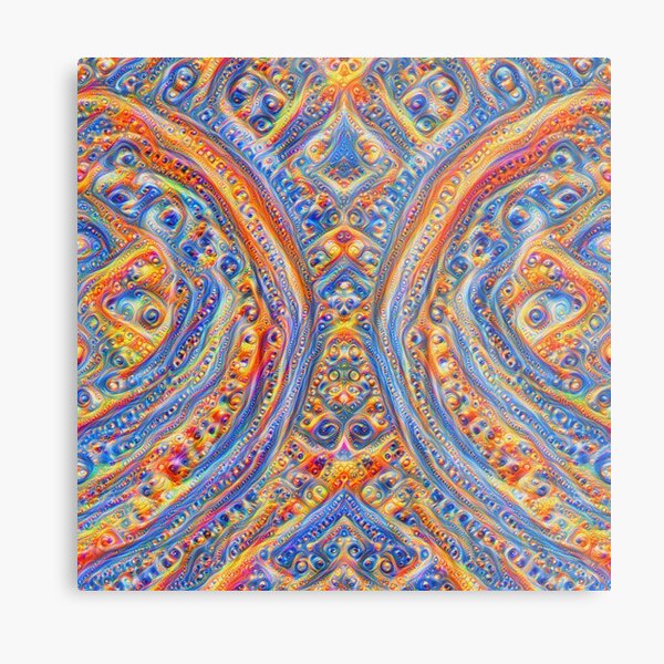 Innominatus #DeepDream Metal Print