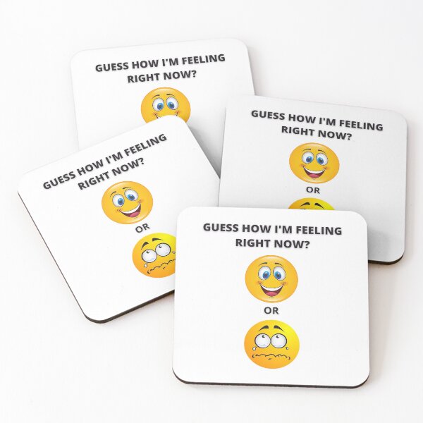 Item preview, Guess How I'm Feeling Right Now, Smiley Face Or Sad Face designed and sold by surprise-to-me.