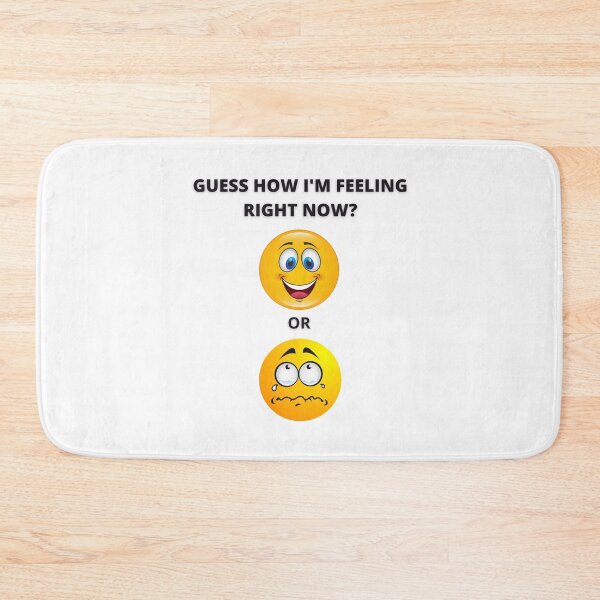 Item preview, Guess How I'm Feeling Right Now, Smiley Face Or Sad Face designed and sold by surprise-to-me.