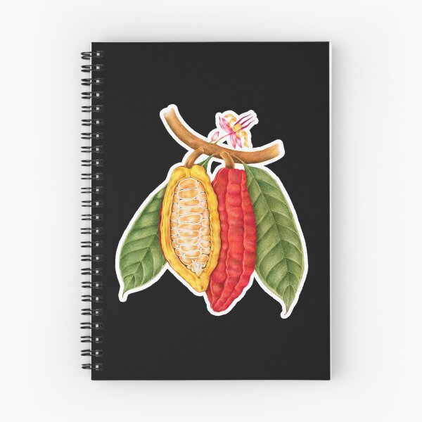 Item preview, Hand illustrated cacao tropical plant designed and sold by GoldfishEast.
