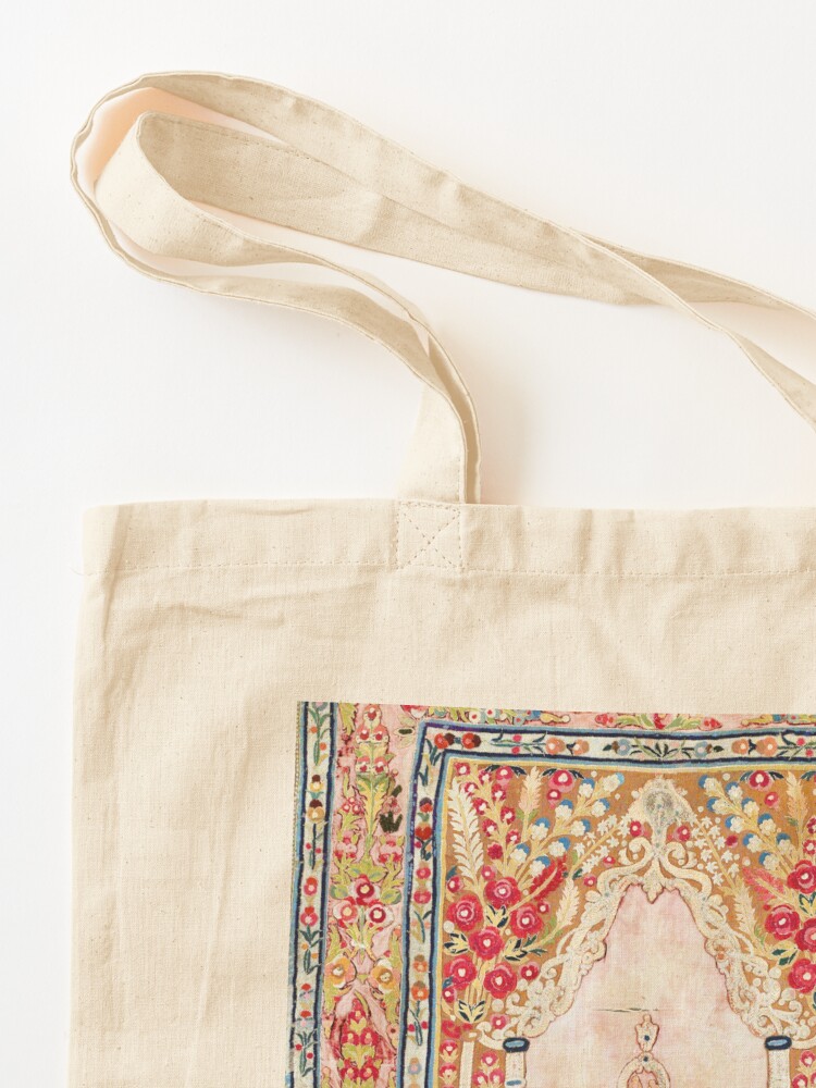 Persian Ornament Bag Floral Print Tote Bag Boho Tote Bag 