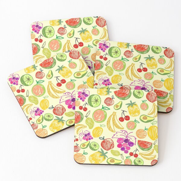 Item preview, Mixed Fruit Pattern. Colorful Fruits Simple Drawing Seamless  designed and sold by silviaol.