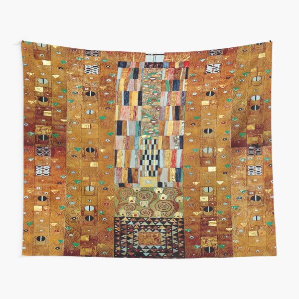 Gustav Klimt | The Knight Mosaic (Stoclet Frieze) | Art Nouveau Tapestry