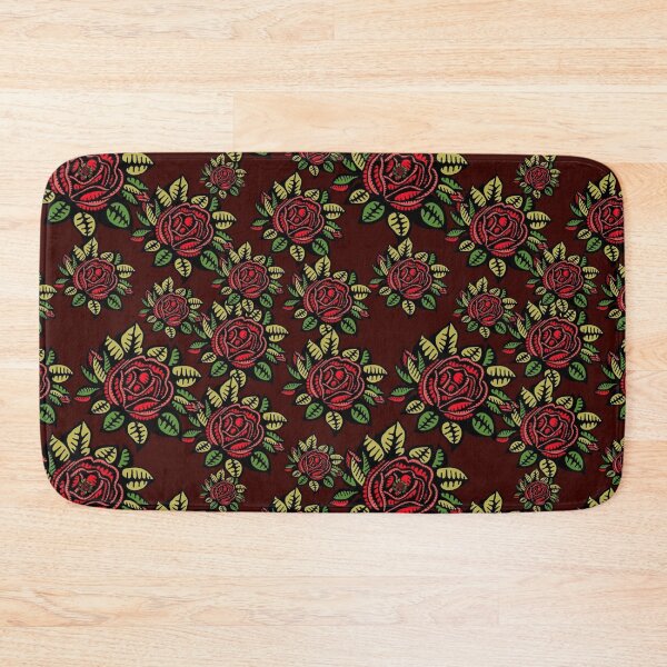 Item preview, Cute Elegant Abstract Red Roses, Flowers and Leaves Seamless Pattern  designed and sold by silviaol.