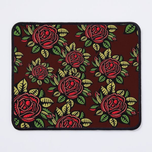 Item preview, Cute Elegant Abstract Red Roses, Flowers and Leaves Seamless Pattern designed and sold by silviaol.
