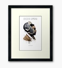Gambino Droplet No Background Framed Print
