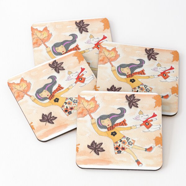 Item preview, Fall Breeze & Autumn Leaves designed and sold by Mahli's  Artful Whimsy.
