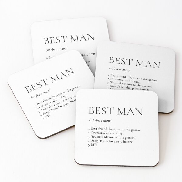 Item preview, Best Man Meaning (black) designed and sold by Allyoudois.
