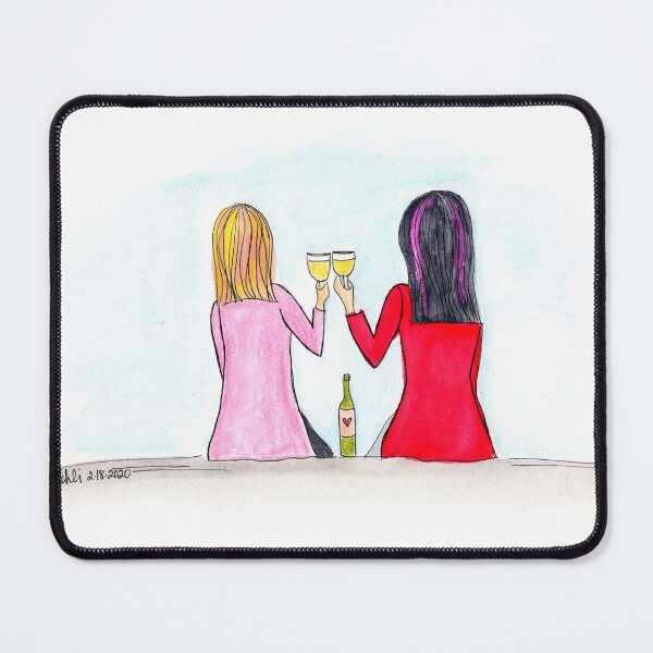 Item preview, Cheers to friendship designed and sold by Mahli's  Artful Whimsy.
