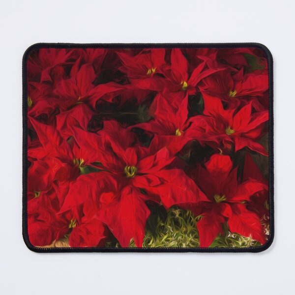 Item preview, Vivid Scarlet Christmas Star - Poinsettias Impressions designed and sold by Georgia Mizuleva.