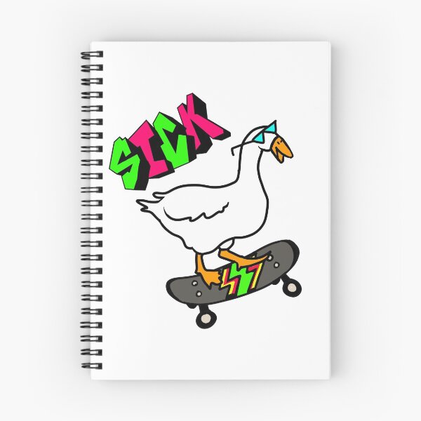 Item preview, SICK Goose on Skateboard, Skater Bird.... So Rad! designed and sold by WhatWhatDesigns.