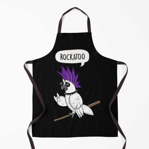Item preview, Rockatoo - Funny Cockatoo Punk Rock Pun gift designed and sold by LEFDDesigns.