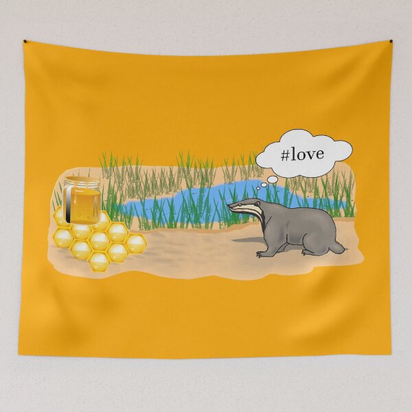 Artikelvorschau, Badger is in love with honey entworfen und verkauft von VITTICEPS-ART.