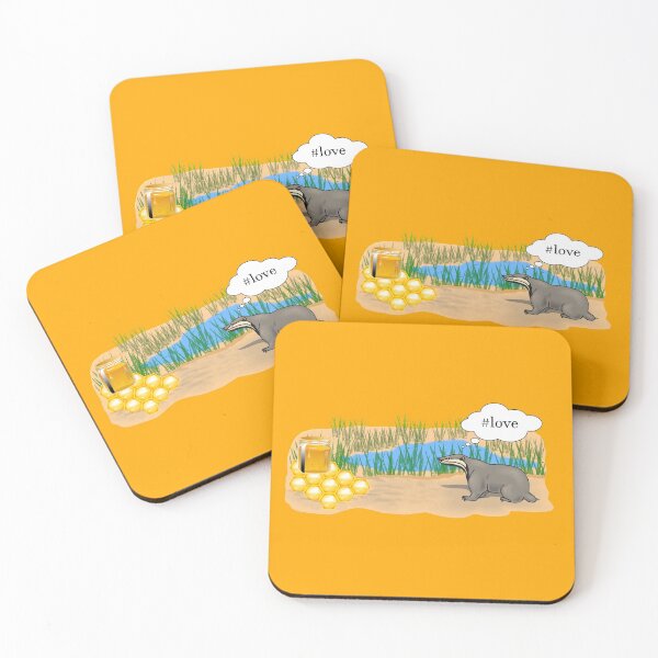 Item preview, Badger is in love with honey designed and sold by VITTICEPS-ART.
