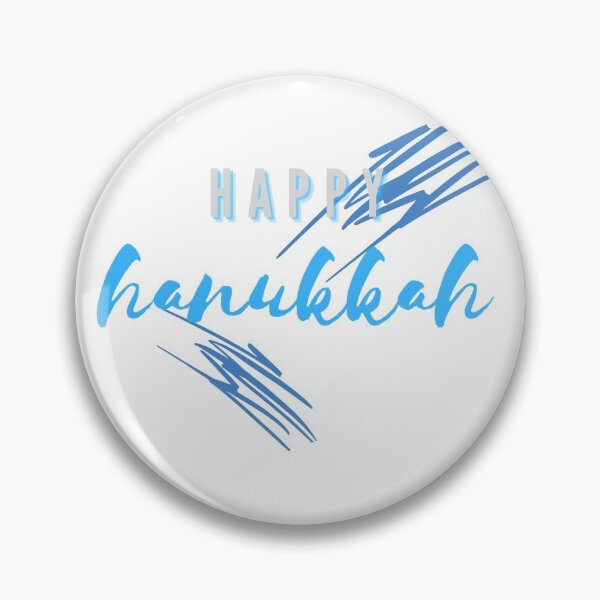 Item preview, Happy Hanukkah | Blue and Silver designed and sold by WordsToArt.