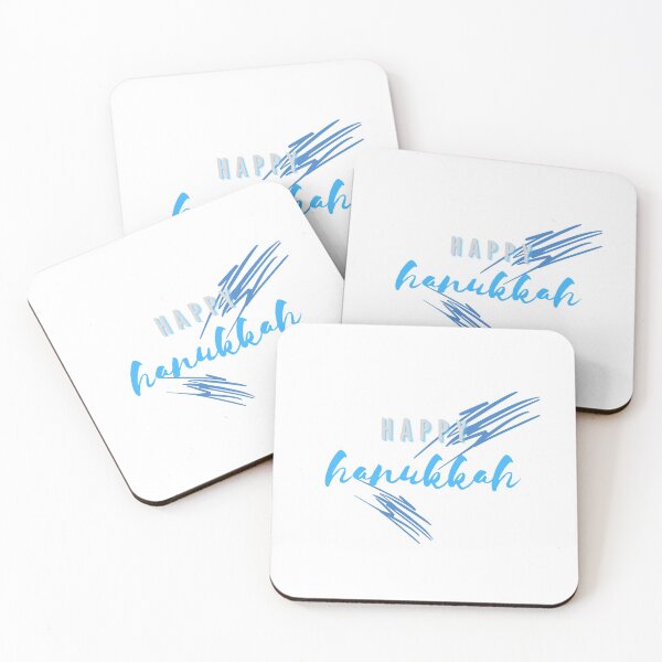 Item preview, Happy Hanukkah | Blue and Silver designed and sold by WordsToArt.