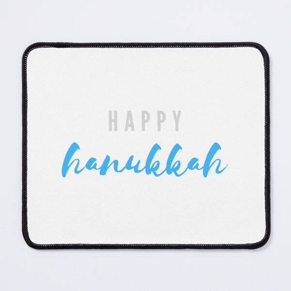 Item preview, Happy Hanukkah | Silver and Blue designed and sold by WordsToArt.
