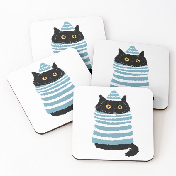 Item preview, Snow Cat 1 designed and sold by KilkennyCat Art.
