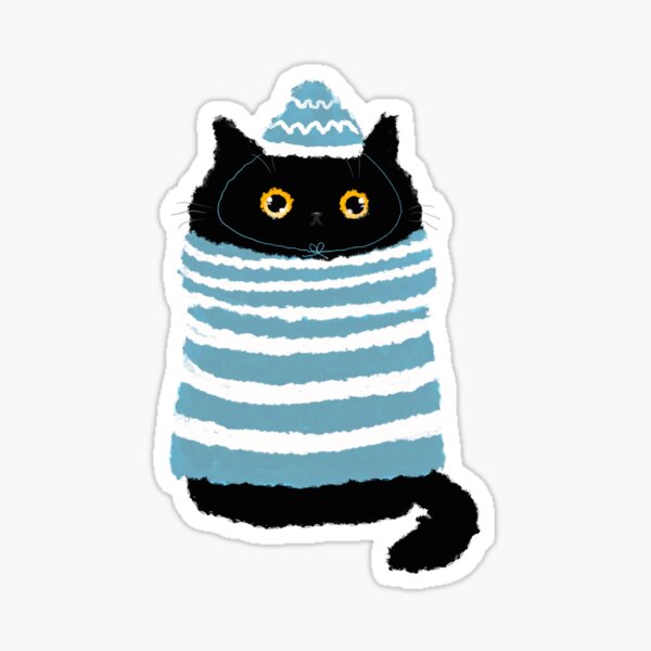 Item preview, Snow Cat 1 designed and sold by KilkennyCat Art.