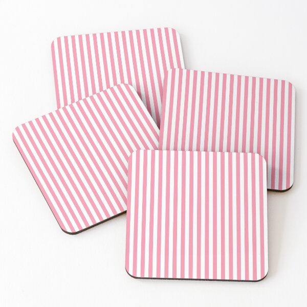 Item preview, Retro Abstract White and Pink Stripes Pattern, Classic Pink White Stripes Pattern designed and sold by silviaol.