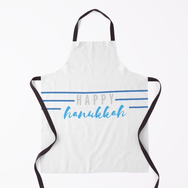 Item preview, Happy Hanukkah | Blue with Silver designed and sold by WordsToArt.