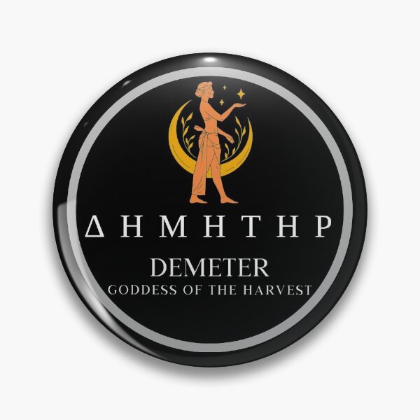 Item preview, Demeter Greek Goddess of the Harvest Moon Stars Mythology Design designed and sold by OnyxMoonDesigns.