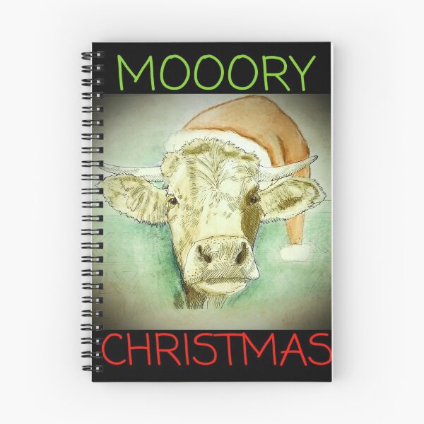 Item preview, Mooory Christmas Farm Animals Cow  designed and sold by ClosLineDesigns.