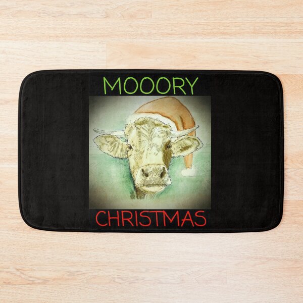 Item preview, Mooory Christmas Farm Animals Cow  designed and sold by ClosLineDesigns.