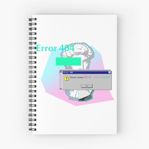 Item preview, Vaporwave Error 404 Contact designed and sold by Dennis Neufeld.