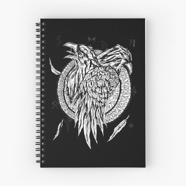 Item preview, Huginn and Muninn (Inktober 2021 Day 5) designed and sold by Jorden Estes.