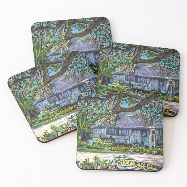 Item preview, Hotel Del Rio San Pedro Belize designed and sold by caribbeancolors.