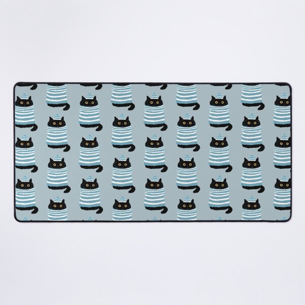 Snow Cat 1 Desk Mat