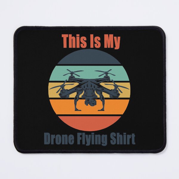 Item preview, This Is My Drone Flying Shirt Drones Quadcopter Retro Sunset  designed and sold by Jason Gilbert.