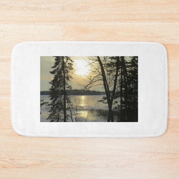 Item preview, Winter Sun over a Frozen Lake designed and sold by Debbie Center.