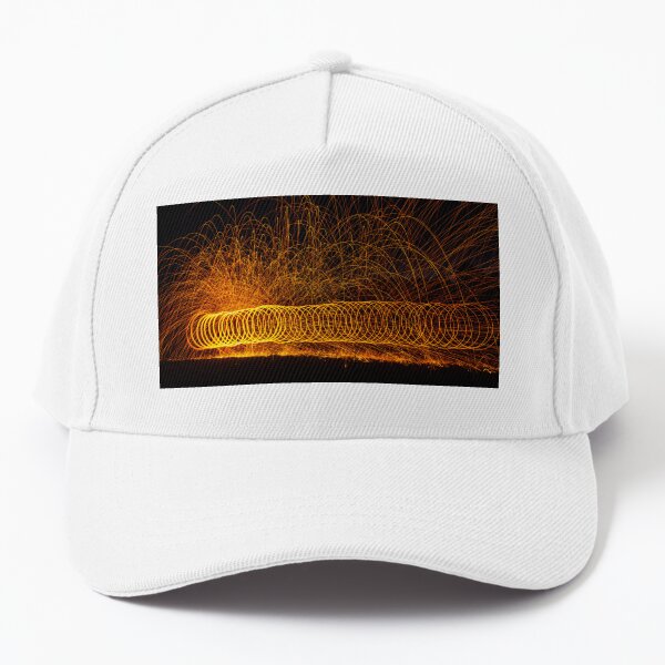 Spiral light painting photography Baseball Cap