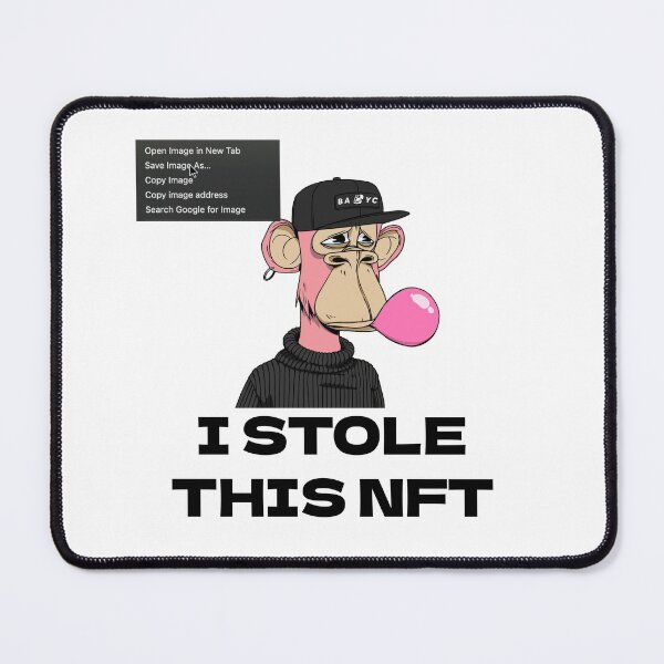 Item preview, I STOLE THIS NFT monkey designed and sold by chilly2370.