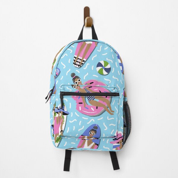 Item preview, Summer illustration with swimmers designed and sold by FlossieShop96.