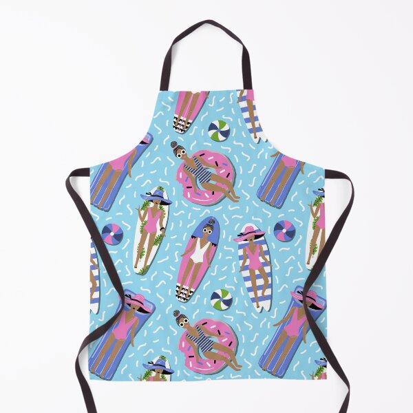 Item preview, Summer illustration with swimmers designed and sold by FlossieShop96.