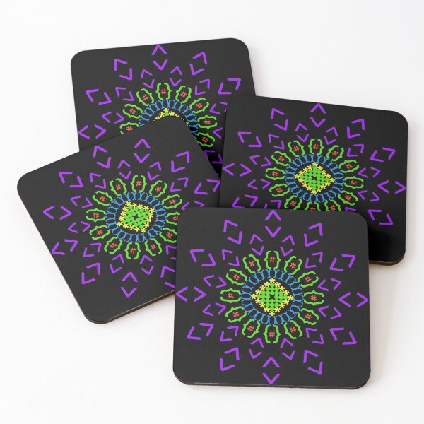 Item preview, Code Art - Flower designed and sold by Mechashadow.