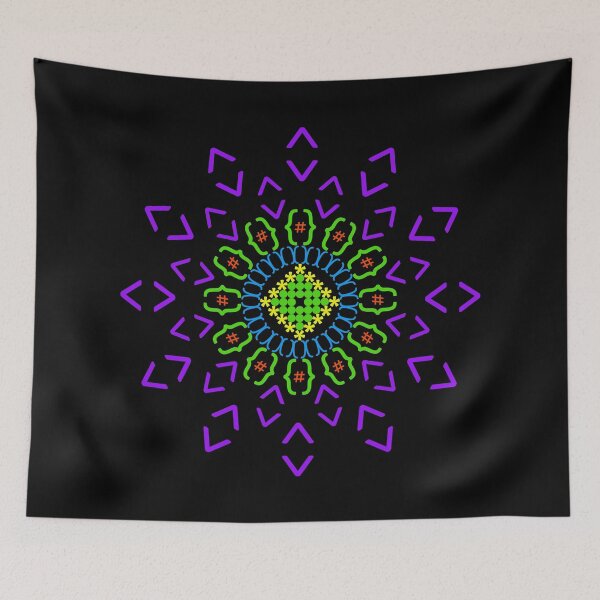 Item preview, Code Art - Flower designed and sold by Mechashadow.