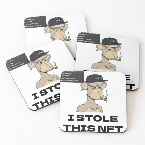 Item preview, I STOLE THIS NFT monkey 3 designed and sold by chilly2370.