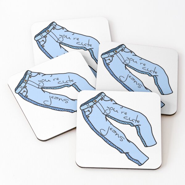 Item preview, you’re cute jeans designed and sold by pnkrose.