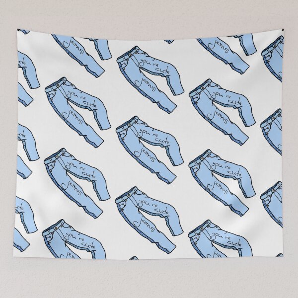 Item preview, you’re cute jeans designed and sold by pnkrose.