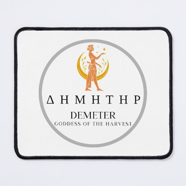 Item preview, Demeter Greek Goddess of the Harvest Moon Stars Mythology Design designed and sold by OnyxMoonDesigns.