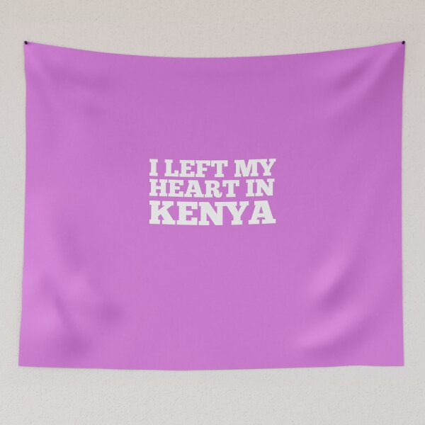 Item preview, I Left My Heart In Kenya Love Native Homesick T-Shirt designed and sold by AlwaysAwesome.