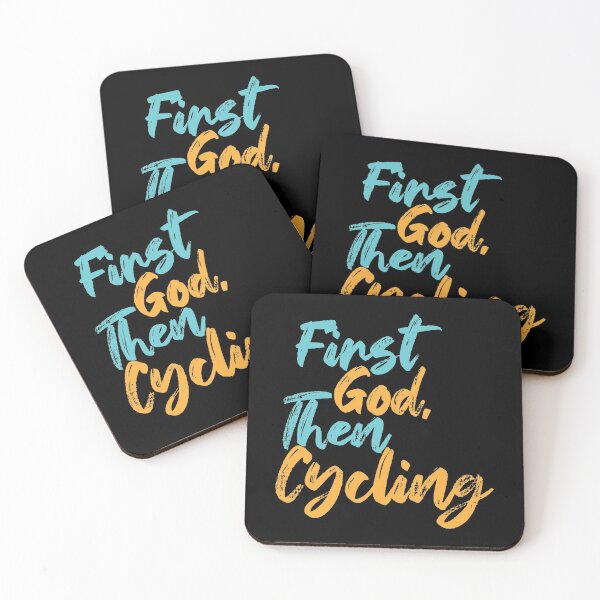 Item preview, First God Then Cycling designed and sold by Creatively Torn.