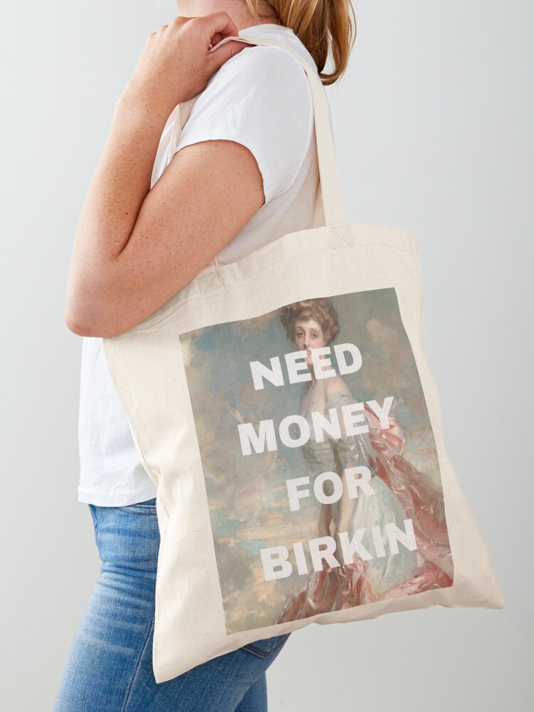 Birkin Canvas Tote - 100 % cotton, tote bag, funny quotes, designer tote  bag, funny gift, valentines gift, gift for her, canvas tote bag