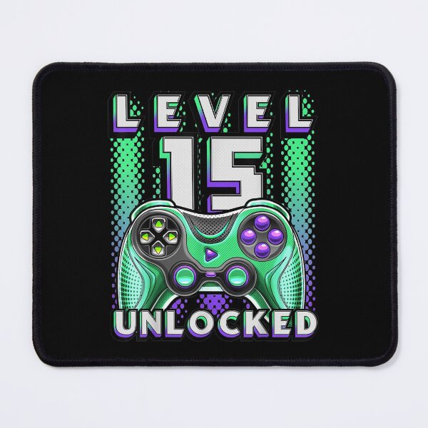 Item preview, Level 15 Unlocked Video Game 15th Birthday Gamer Boys designed and sold by Harleyharvey.