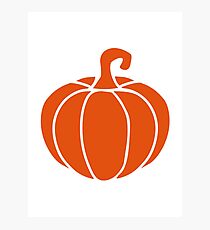 Pumpkin Photographic Print