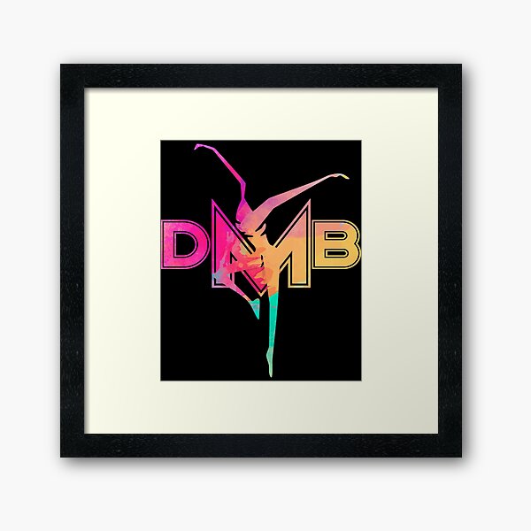 Dave Matthews Band Colorfull Logo Framed Art Print